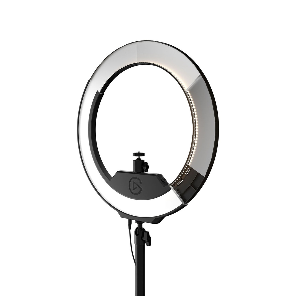 Elgato Ring Light Premium 2500 Lumens Light with Desk Clamp and Ball Mount