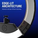Elgato Ring Light Premium 2500 Lumens Light with Desk Clamp and Ball Mount