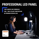 Elgato Key Light Air Professional 1400 Lumens Desk Light For Streaming Broadcasting Home Office & Video Conferencing