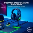 Razer Base Station V2 Chroma Headphone Headset Stand Holder: Chroma RGB Lighting, Taller Stand & Anti-Slip Ledge, USB Charging Ports, 3.5mm Port, Built-in DAC - Black