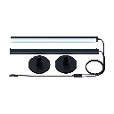 Razer Aether Standing RGB LED Light Bars, USB-C Connection, Reversible Front and Back Dual Lighting for PC, Works With Alexa & Google Home
