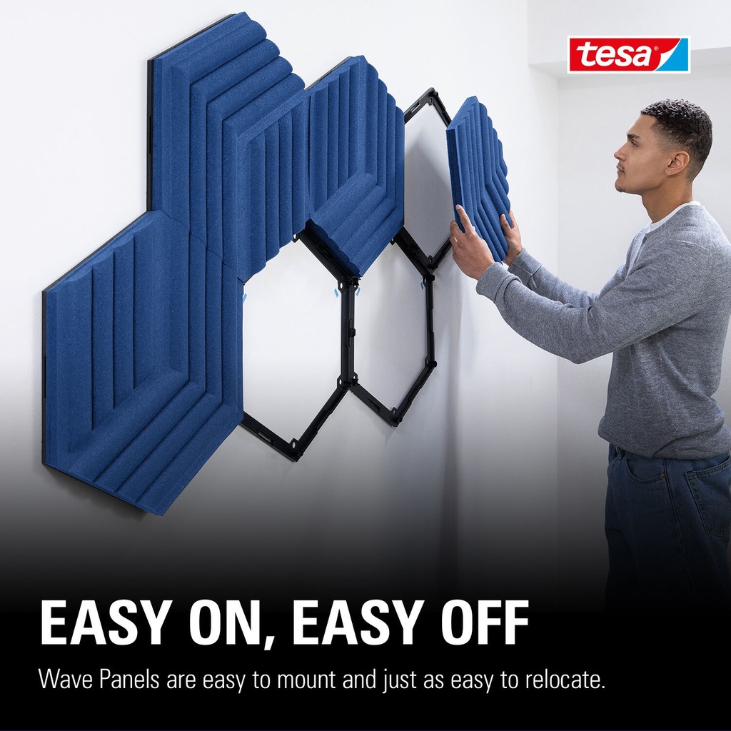 Elgato Wave Panels Professional Acoustic Environment Reduce Room Echo & Reverberation - Blue