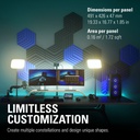 Elgato Wave Panels Professional Acoustic Environment Reduce Room Echo & Reverberation - Blue