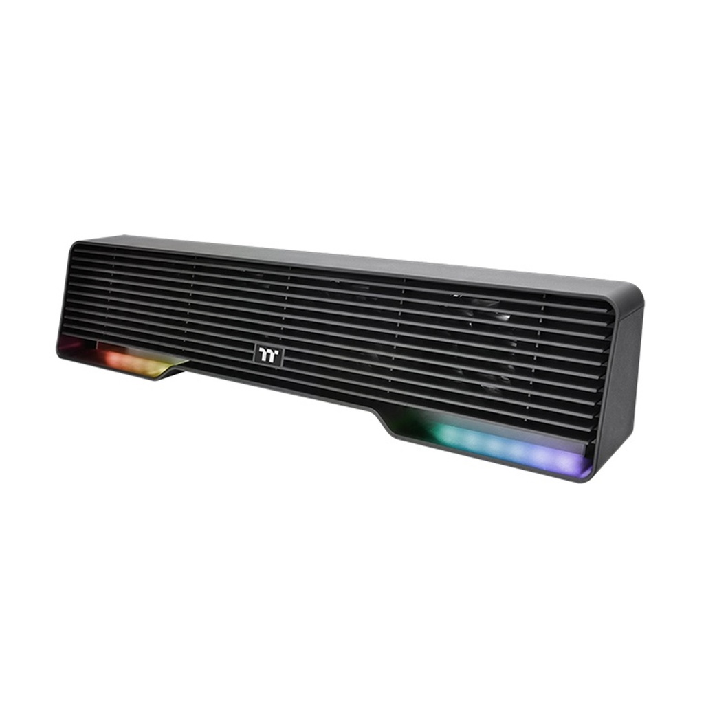 ThermalTake Argent DS100 Desk Cooler 12 Addressable LEDS, 8 Lighting Mods, Supports Fan Speed Adustments