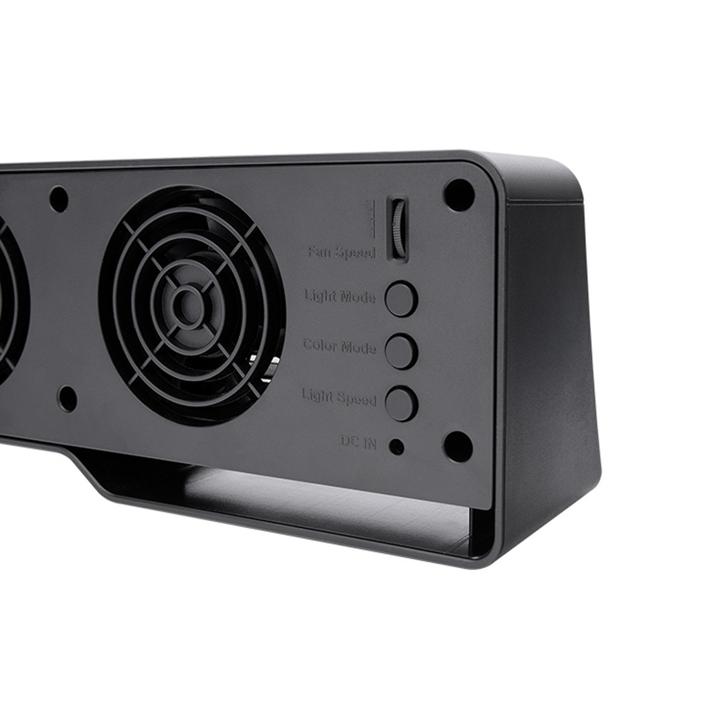 ThermalTake Argent DS100 Desk Cooler 12 Addressable LEDS, 8 Lighting Mods, Supports Fan Speed Adustments