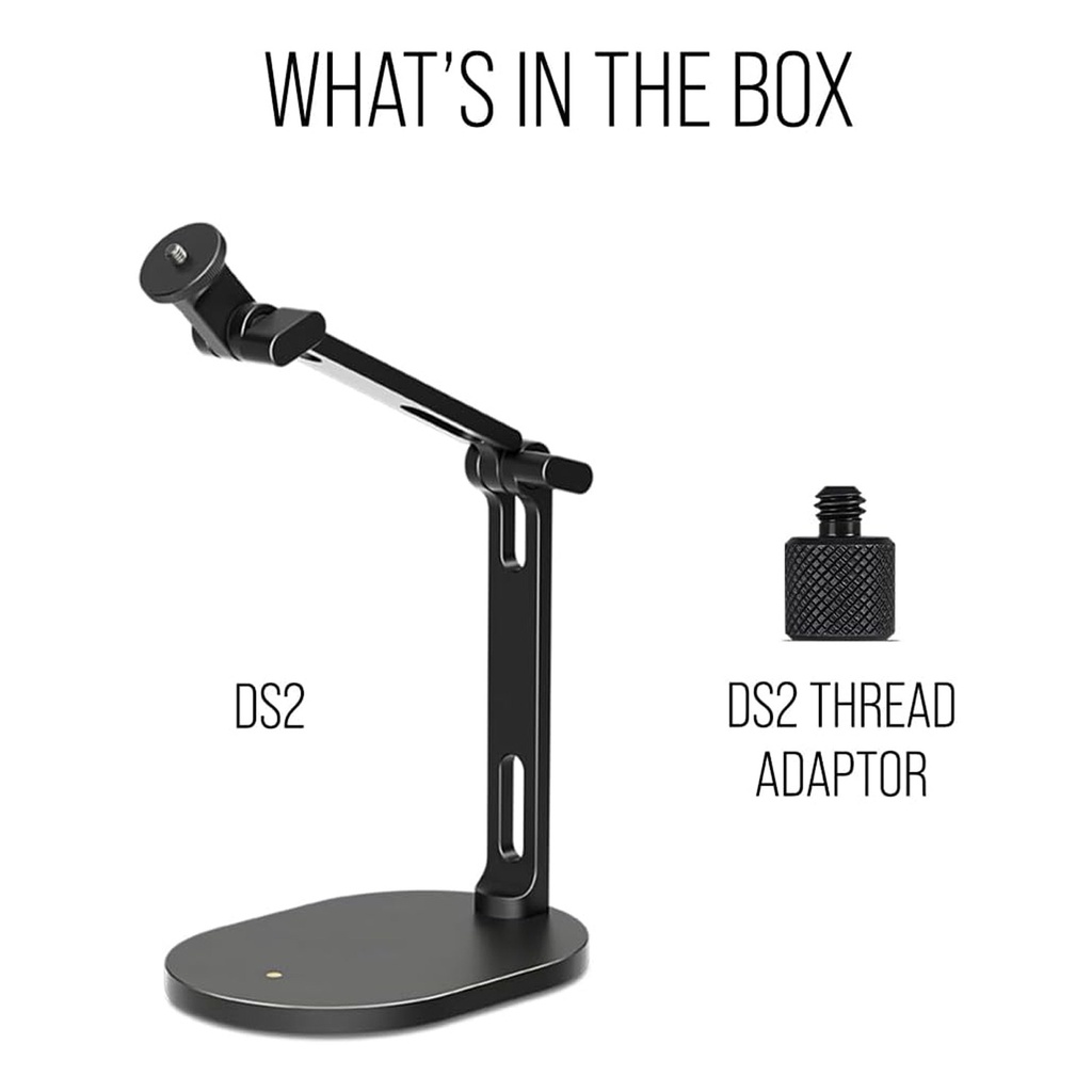 Rode DS2 Desktop Studio Arm Attach Mic,Lights,Phones & Cameras, Flexible Positioing, Low-Noise Operation