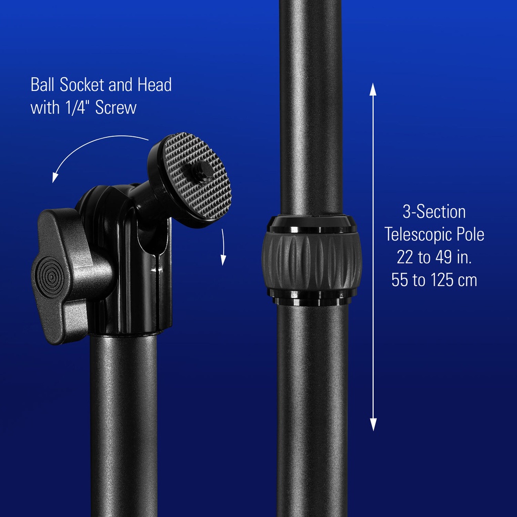 Elgato Master Mount L Multi Mount Essential Extendable up to 125 cm/ 49 "