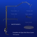 Elgato Flex Arm Kit Four Steel Tubes with Ball Joints Compatible With All Elgato Multi Mount