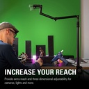 Elgato Flex Arm Kit Four Steel Tubes with Ball Joints Compatible With All Elgato Multi Mount