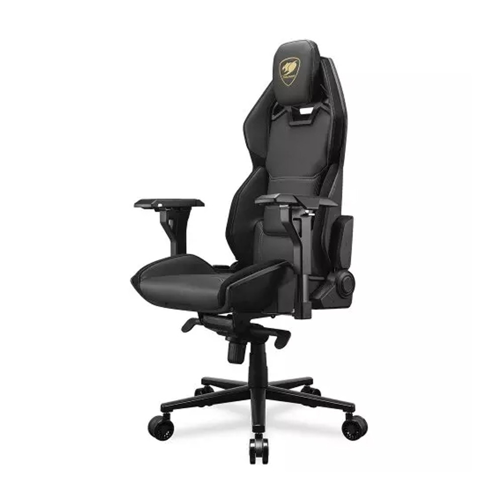 Cougar Hotrod Royal Gaming Chair, Multi-Zone Backrest, Premium Hyper-Dura Leatherette, 4D Armrest and Class 4 Gas Cylinder-Black