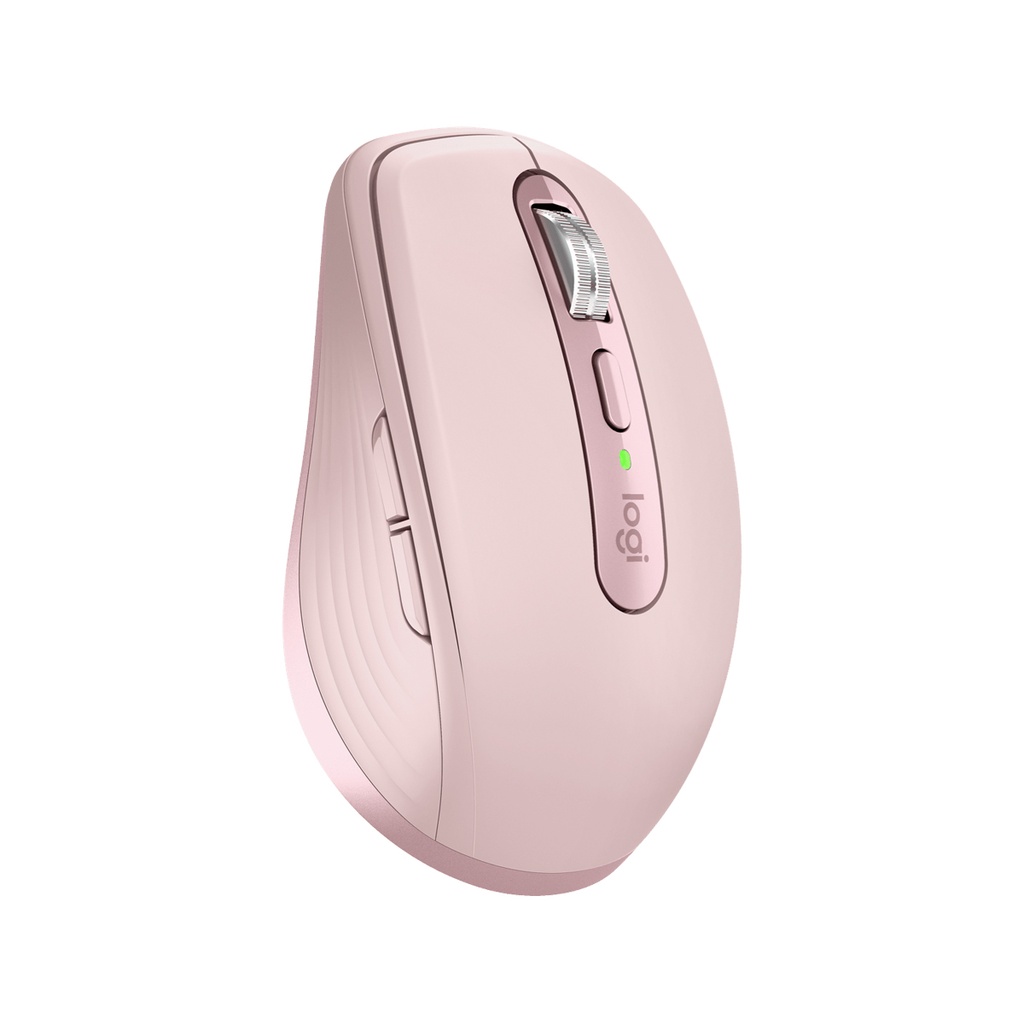 Logitech MX Anywhere 3 Compact 4000 DPI Wireless/Bluetooth Mouse For PC & Mac Mouse - Rose