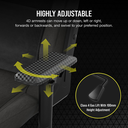 Corsair T3 RUSH Fabric Gaming Chair ,120kg - Grey/Charcoal