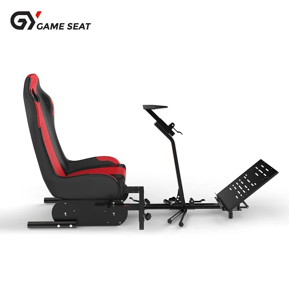GAMESEAT GY022 Racing Simulator Cockpit Seat – Black/Red