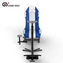 GAMESEAT GY017 Racing Simulator Cockpit Seat – White/Blue