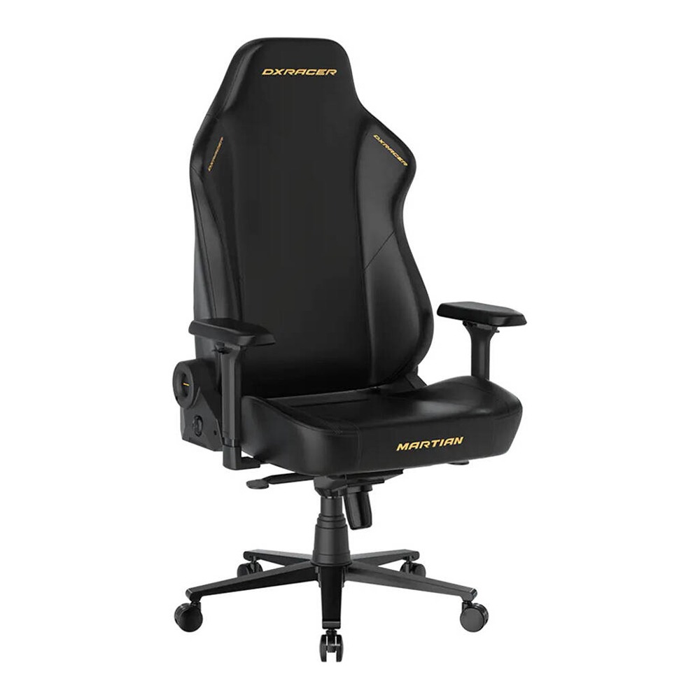 DXRacer Martian Extra Large Series Gaming Chair, 4D Armrests, Integrated Lumbar 90° ~135°Back Recline Support Steel Frame, Hydraulics-Black