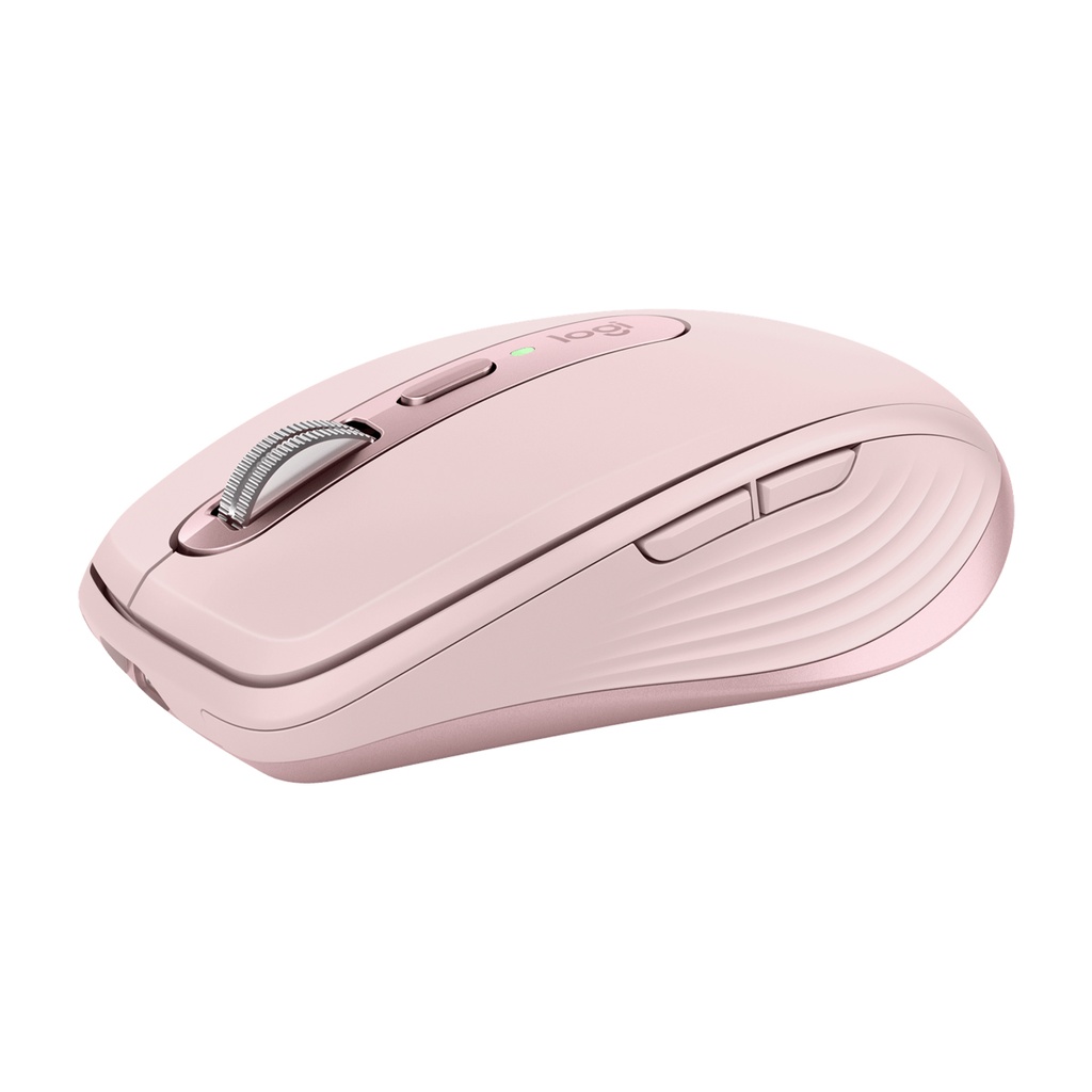 Logitech MX Anywhere 3 Compact 4000 DPI Wireless/Bluetooth Mouse For PC & Mac Mouse - Rose