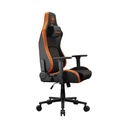 Cougar Defensor F Gaming Chair, Woven Fabric Surface, PushBack Advanced Lumbar Support, 4D Folding Armrests, 155° Reclining, Piston Lift Height Adjustment, Class 4 Gas Lift, Black | 3MDFFORB.0001