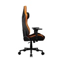 Cougar Defensor F Gaming Chair, Woven Fabric Surface, PushBack Advanced Lumbar Support, 4D Folding Armrests, 155° Reclining, Piston Lift Height Adjustment, Class 4 Gas Lift, Black | 3MDFFORB.0001