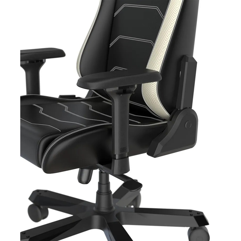 DXRacer Master XL Gaming chair, Faux leather, 4D Ergonomic Lumbar Support, Heavy-Duty Multi-Functional Tilt Mechanism - Black & White