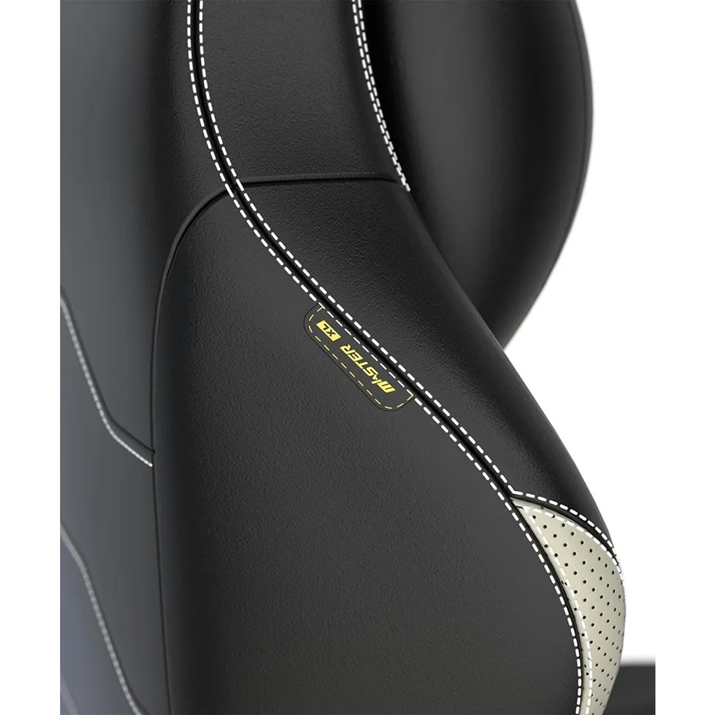 DXRacer Master XL Gaming chair, Faux leather, 4D Ergonomic Lumbar Support, Heavy-Duty Multi-Functional Tilt Mechanism - Black & White