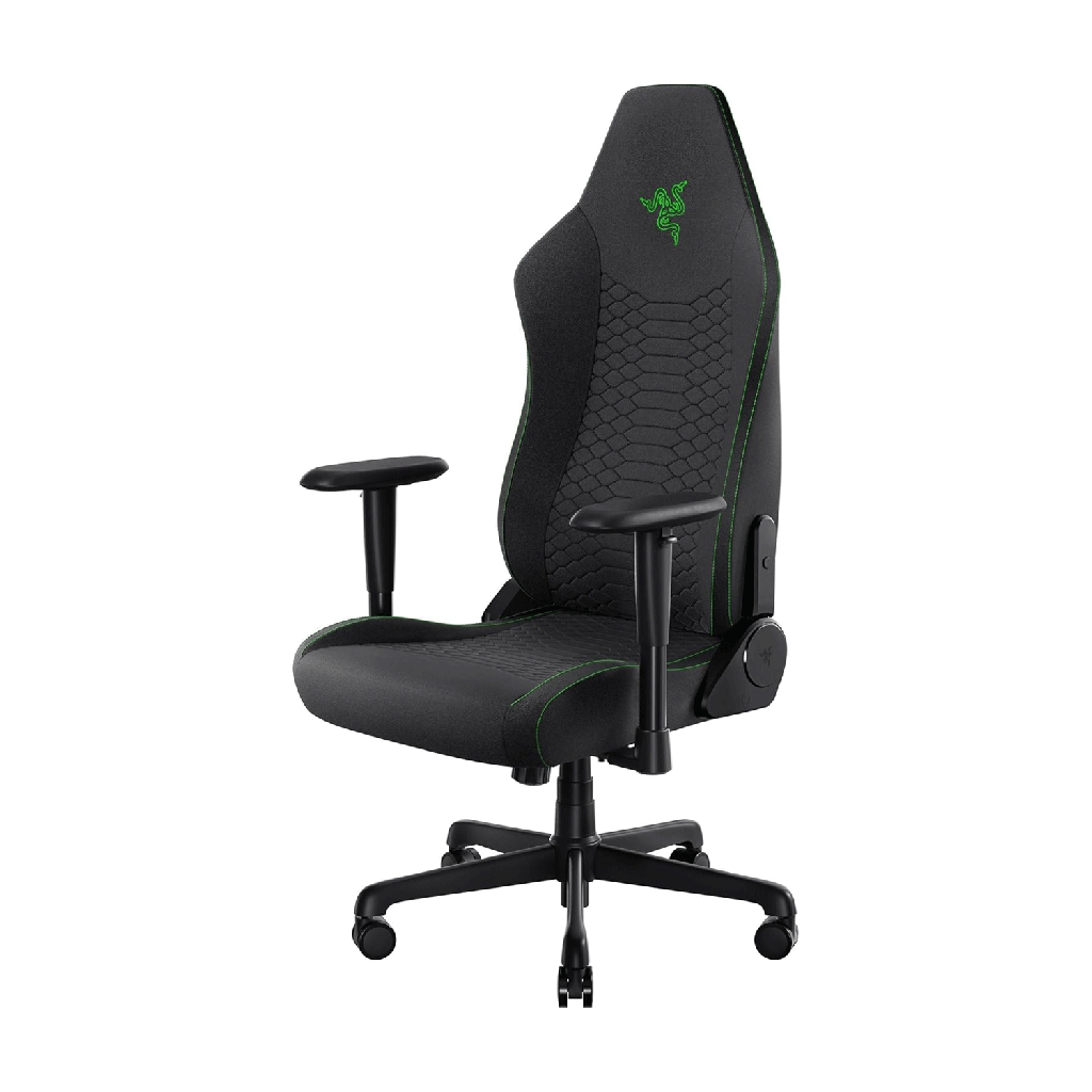 Razer Iskur V2 X Gaming Chair With Built-In Lumbar Support, High Density Foam Cushions, 2D Armrests - Black