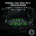 Razer Iskur V2 X Gaming Chair With Built-In Lumbar Support, High Density Foam Cushions, 2D Armrests - Black