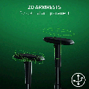Razer Iskur V2 X Gaming Chair With Built-In Lumbar Support, High Density Foam Cushions, 2D Armrests - Black