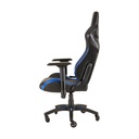 Corsair T1 Race Gaming Chair with PU Leather, 4D Adjustable Armrest, PU Caster Wheels - Black/Blue