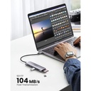 UGreen USB-C 6-in-1 Multifunction Adapter - Space Gray