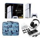 PlayStation 5 Slim Digital Bundle Console + Gamax Storage Bag & Dobe 12-in-1 Game Set