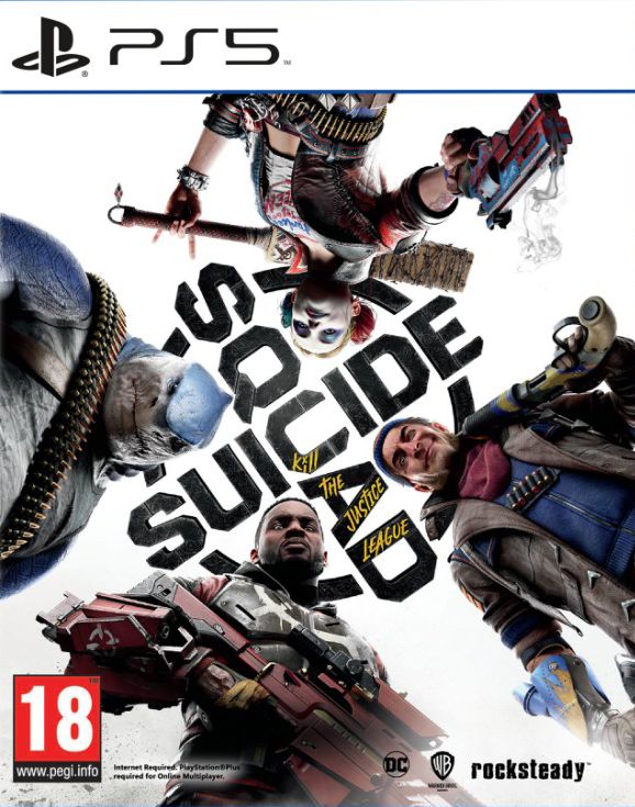 PlayStation 5 Slim Disk Bundle Console + Gamax Storage Bag + Dobe 12-in-1 & Suicide Squad Game