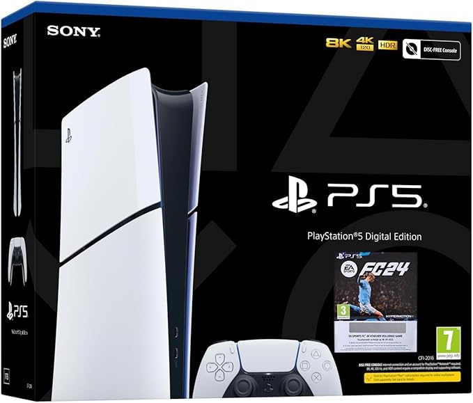 PlayStation 5 Slim Digital Edition + Govee RGBIC LED Strip Lights Bundle