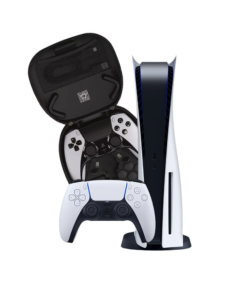 PlayStation 5 Slim Digital Edition with Additional White Wireless Controller Bundle