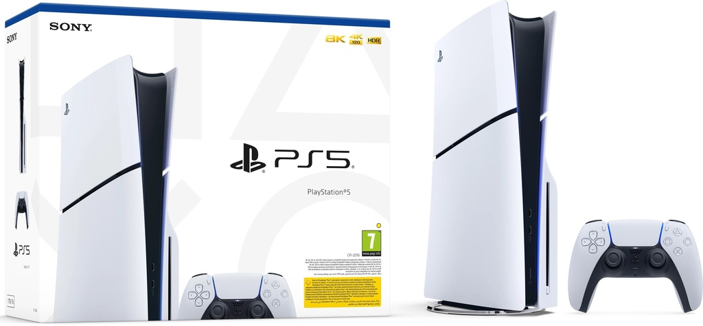 PlayStation 5 Slim Console Disk White With EA SPORTS FC 26 (Arabic) Bundle