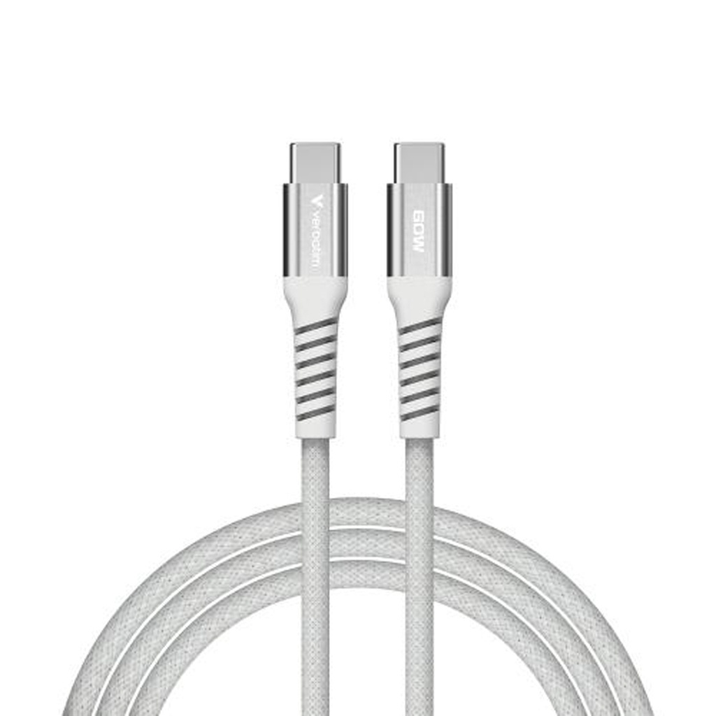 Verbatim Sync & Charge Magnetic Cable USB-C To USB-C 60W|480Mbps (120Cm) - Grey