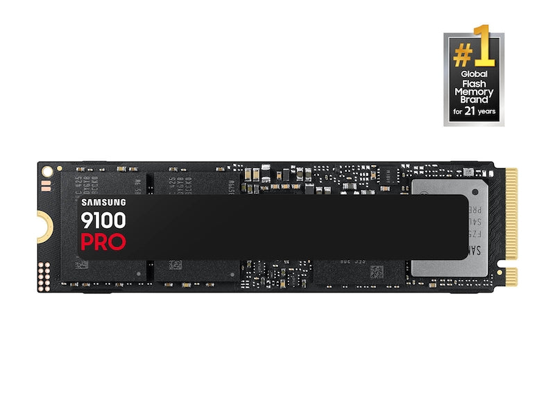 Samsung, 9100 PRO, 1TB NVMe M.2, 14,700 MB/s Internal SSD