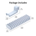DOBE Storage Set For PS - White