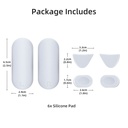 DOBE Silicone Pad For Ps VR2 - White