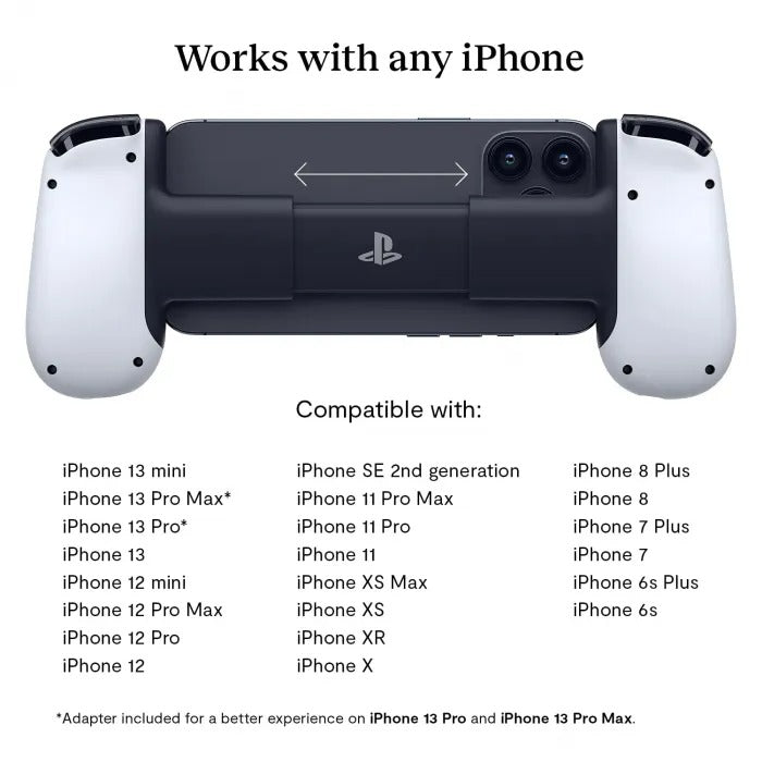 PS5 BACKBONE Controller For iPhone - PlayStation® Edition (Lightning Port)