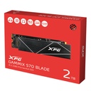 XPG GAMMIX S70 2TB M.2 2280 PCIe Gen4 x4 NVMe 1.4 7400/6800/s Internal SSD (AGAMMIXS70-2T-C)