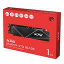 XPG GAMMIX S70 1TB M.2 2280 PCIe Gen4 x4 NVMe 1.4 7400/5500/s Internal SSD (AGAMMIXS70-1T-C)