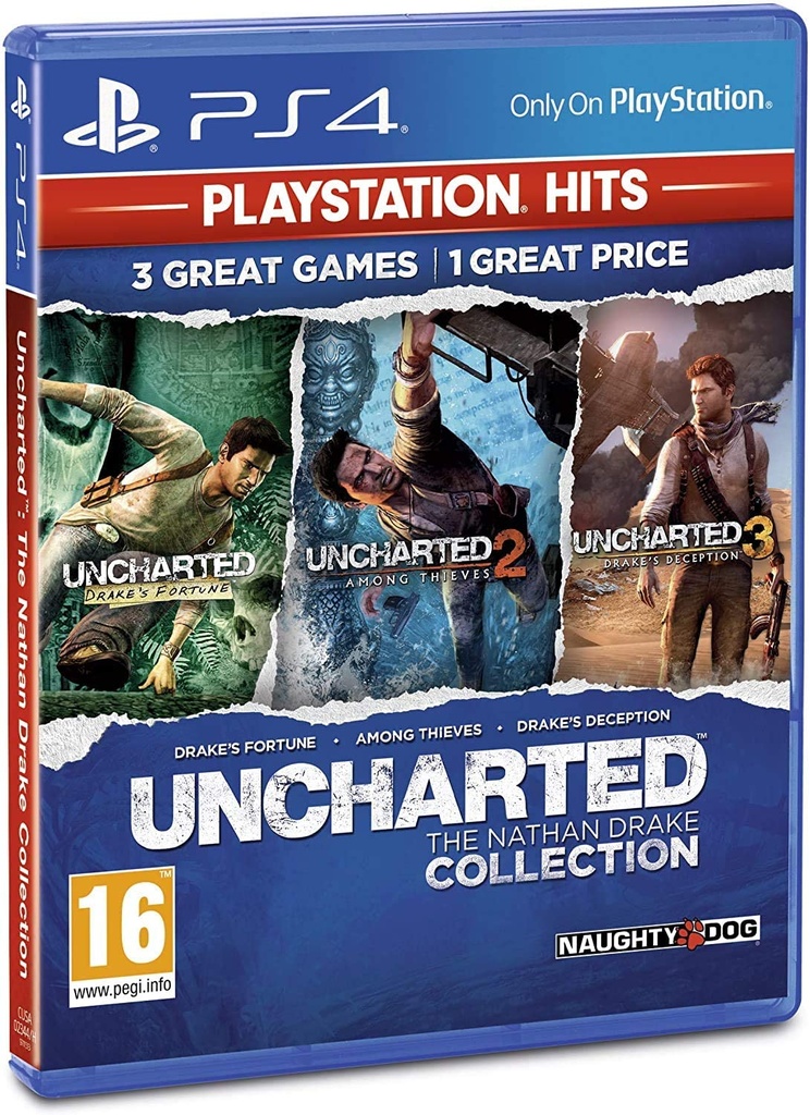 UNCHARTED The Nathan Drake Collection For PS4 "Region 2"