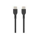 Promate Power Beam-CC2 Blue 60W Power Delivery Enabled USB-C to USB-C Data Sync & Charge Cable - Black
