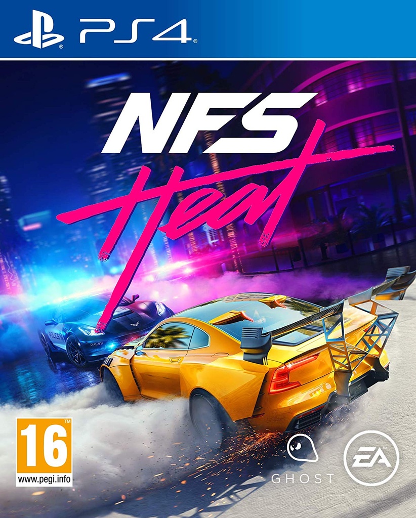 Need For Speed Heat For PLayStation 4 "Region 2"