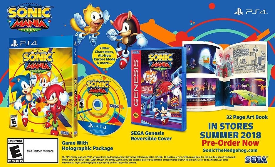 PS4: Sonic Mania Plus