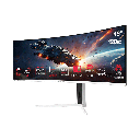 GameOn GOAC49DQHD120 Spectra Pro X Series 49" VA DQHD 120Hz MPRT 0.5ms, HDMI 2.1 Curved Gaming Monitor 1500R 32:9 (Supports PS5) -White