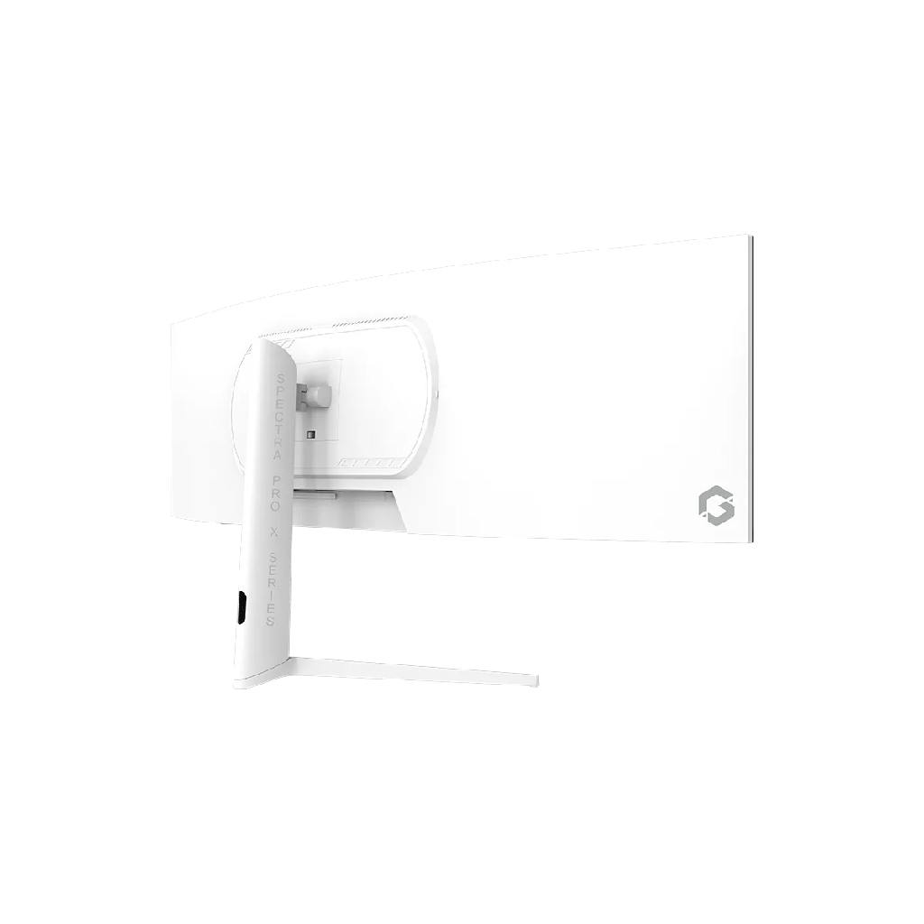 GameOn GOAC49DQHD120 Spectra Pro X Series 49" VA DQHD 120Hz MPRT 0.5ms, HDMI 2.1 Curved Gaming Monitor 1500R 32:9 (Supports PS5) -White
