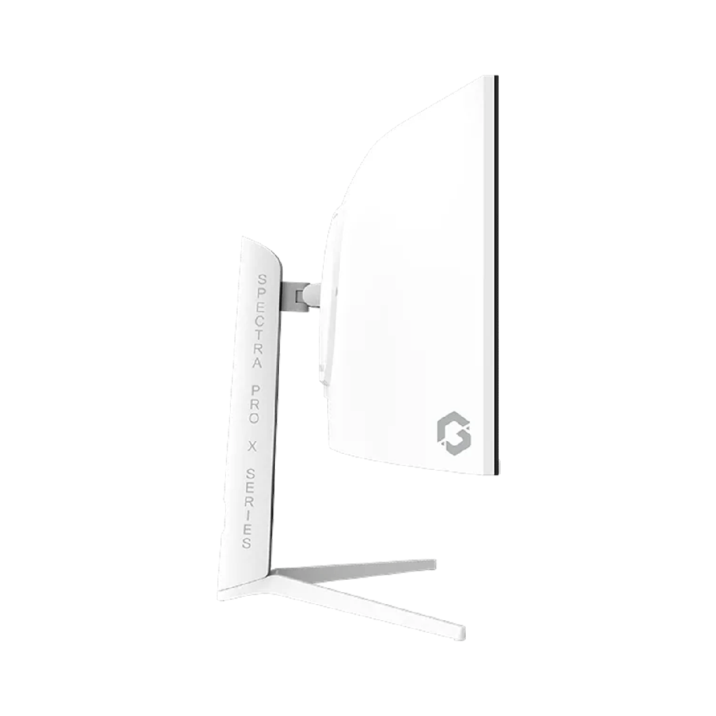 GameOn GOAC49DQHD120 Spectra Pro X Series 49" VA DQHD 120Hz MPRT 0.5ms, HDMI 2.1 Curved Gaming Monitor 1500R 32:9 (Supports PS5) -White