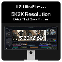 LG 40" UltraFine evo™ 5K2K WUHD Nano IPS 120Hz 5ms Curved Monitor With Thunderbolt™ 5 PD 96W