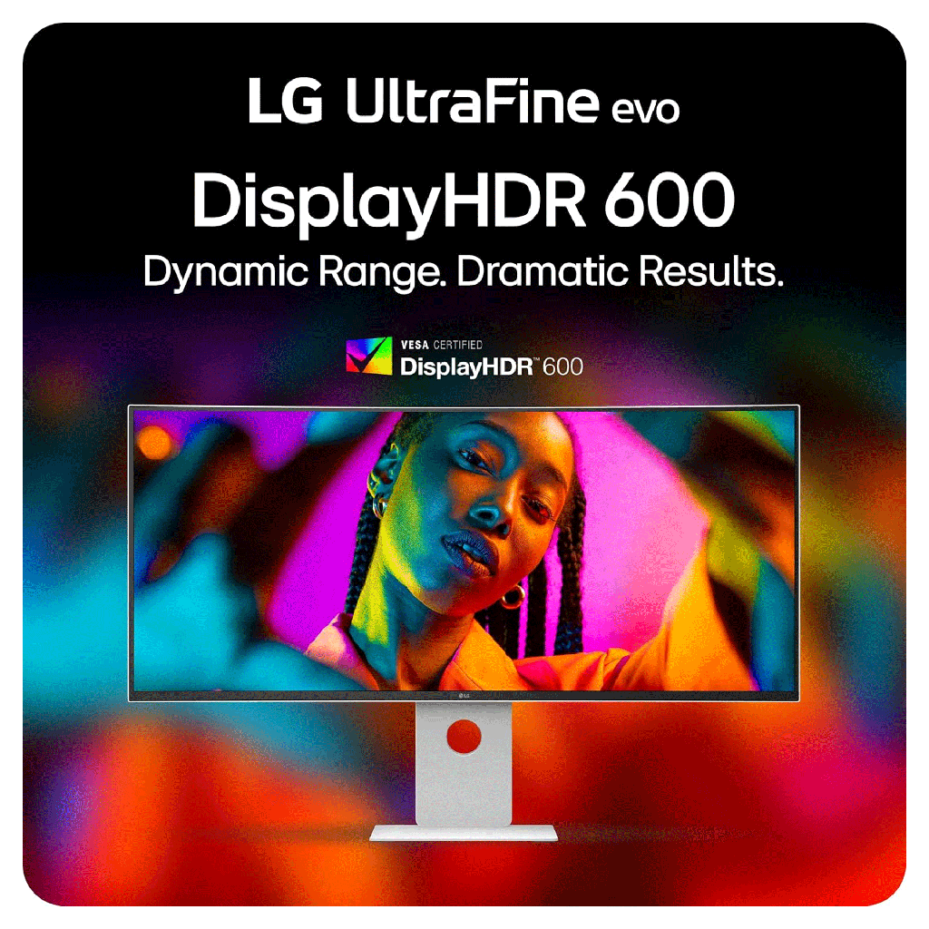 LG 40" UltraFine evo™ 5K2K WUHD Nano IPS 120Hz 5ms Curved Monitor With Thunderbolt™ 5 PD 96W